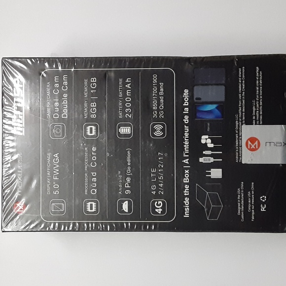 Maxwest Nitro 5P - 8GB - Black (Unlocked) Smartphone - GSM Network - Picture 2 of 6